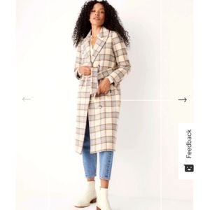 Frank & Oak Wool Plaid Coat (Free Shipping)
